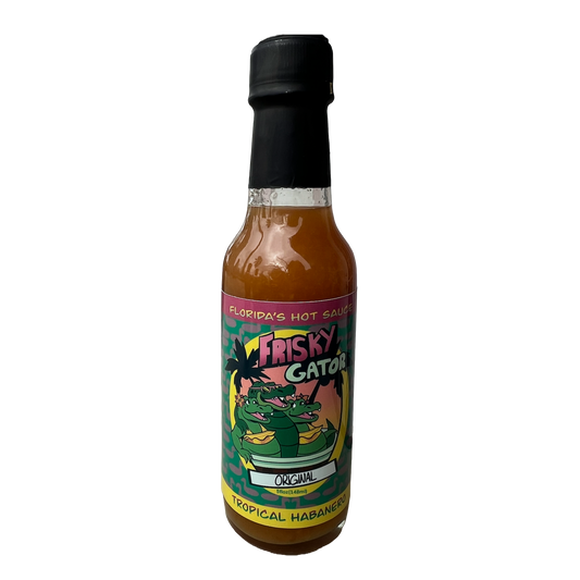 Frisky Gator Original Hot Sauce - Habanero