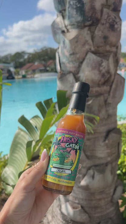 Frisky Gator Original Hot Sauce - Habanero